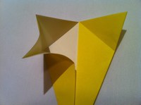 instructions for origami bird