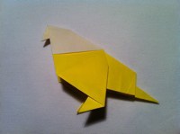 how to make origami bird