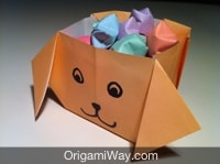 Origami Dog Box