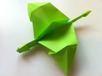 how to make origami dragon for kids