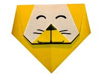 How To Make A Paper Lion Easy Origami Lion Instructions