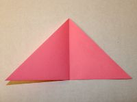 Easy Origami Tulip Step 4