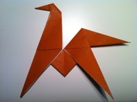 cute origami horse