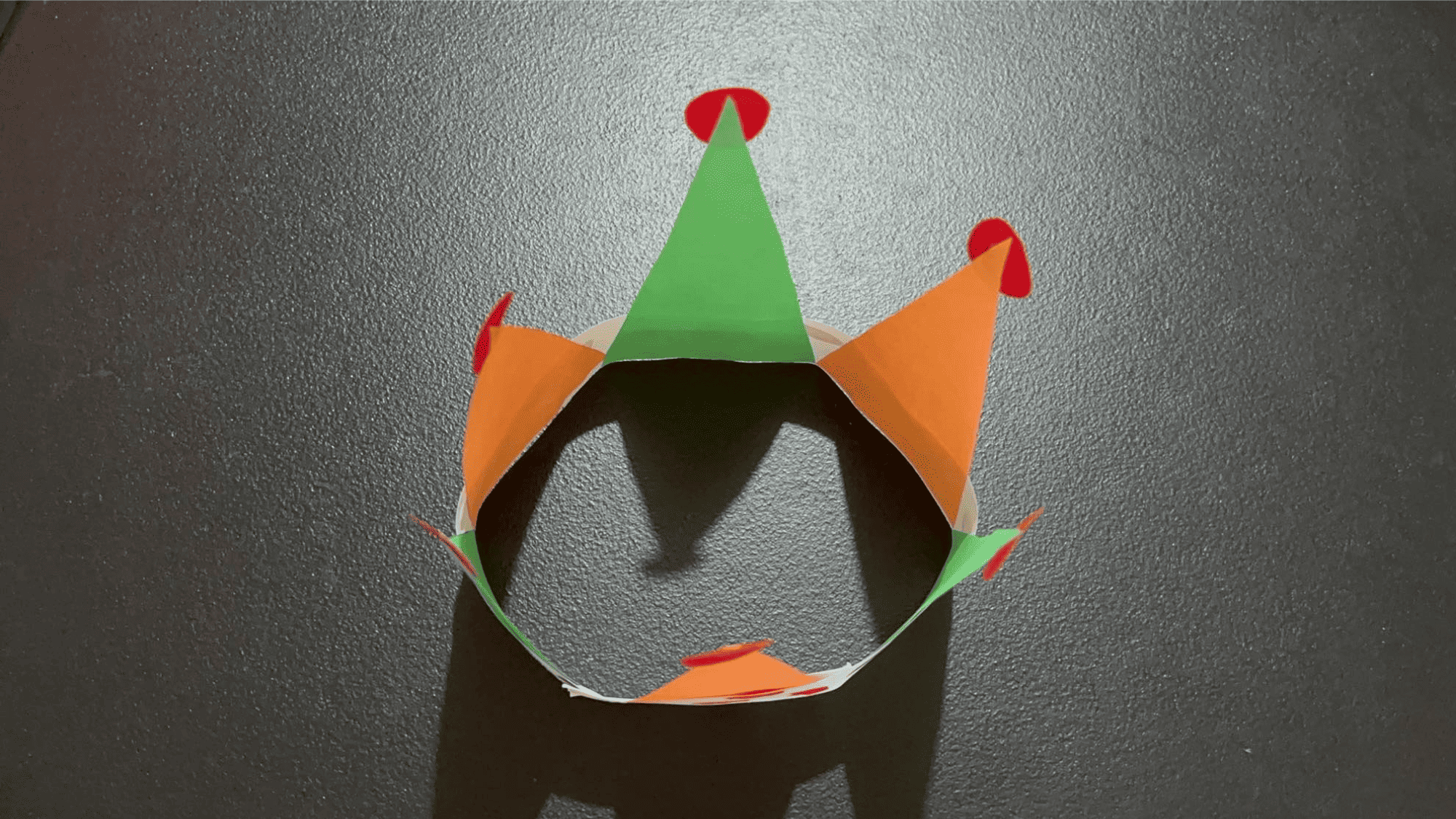origami jester hat instructions step 6.1