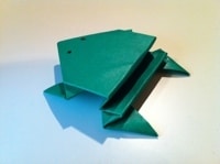 Origami Jumping Frog Instru!   ctions And Diagrams - 