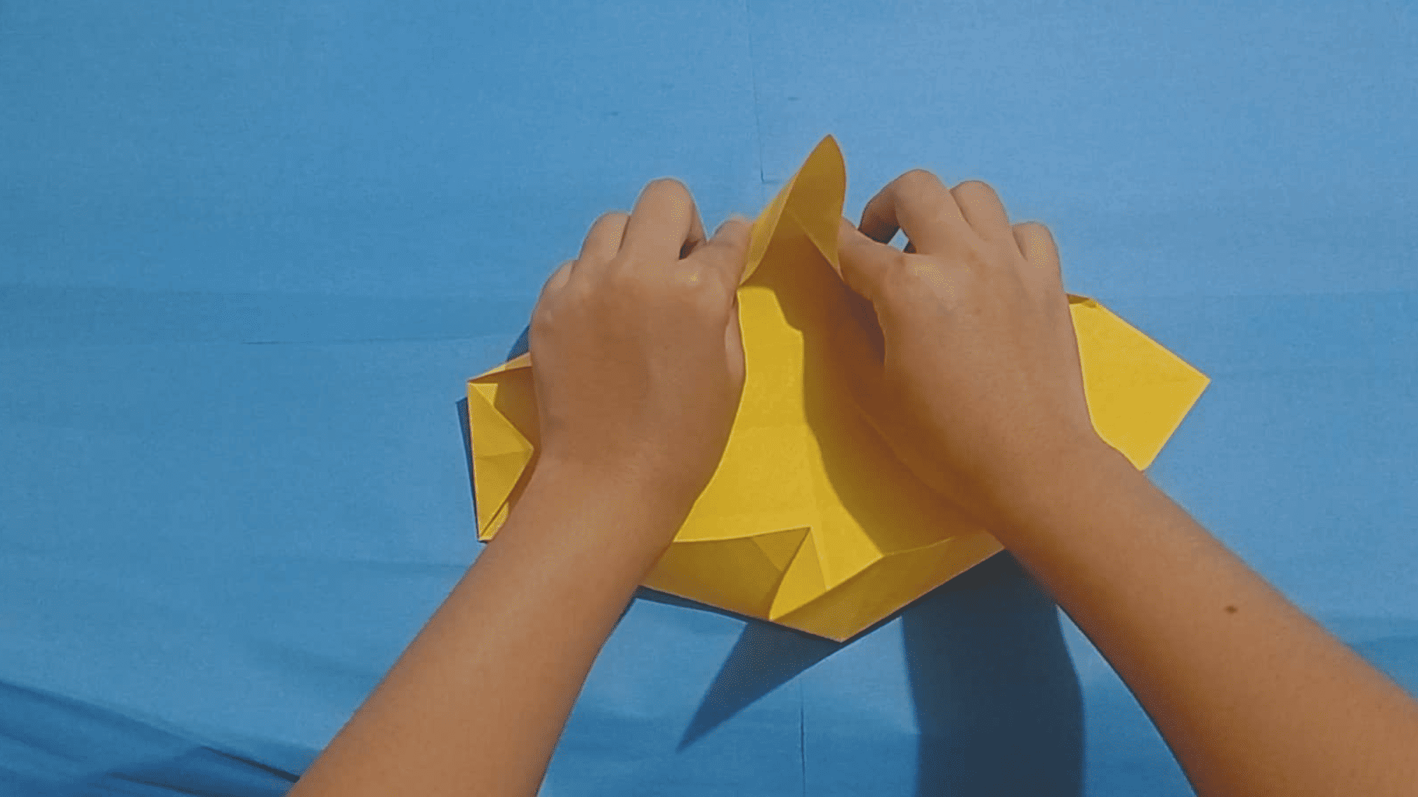 origami shark instructions step 10.4