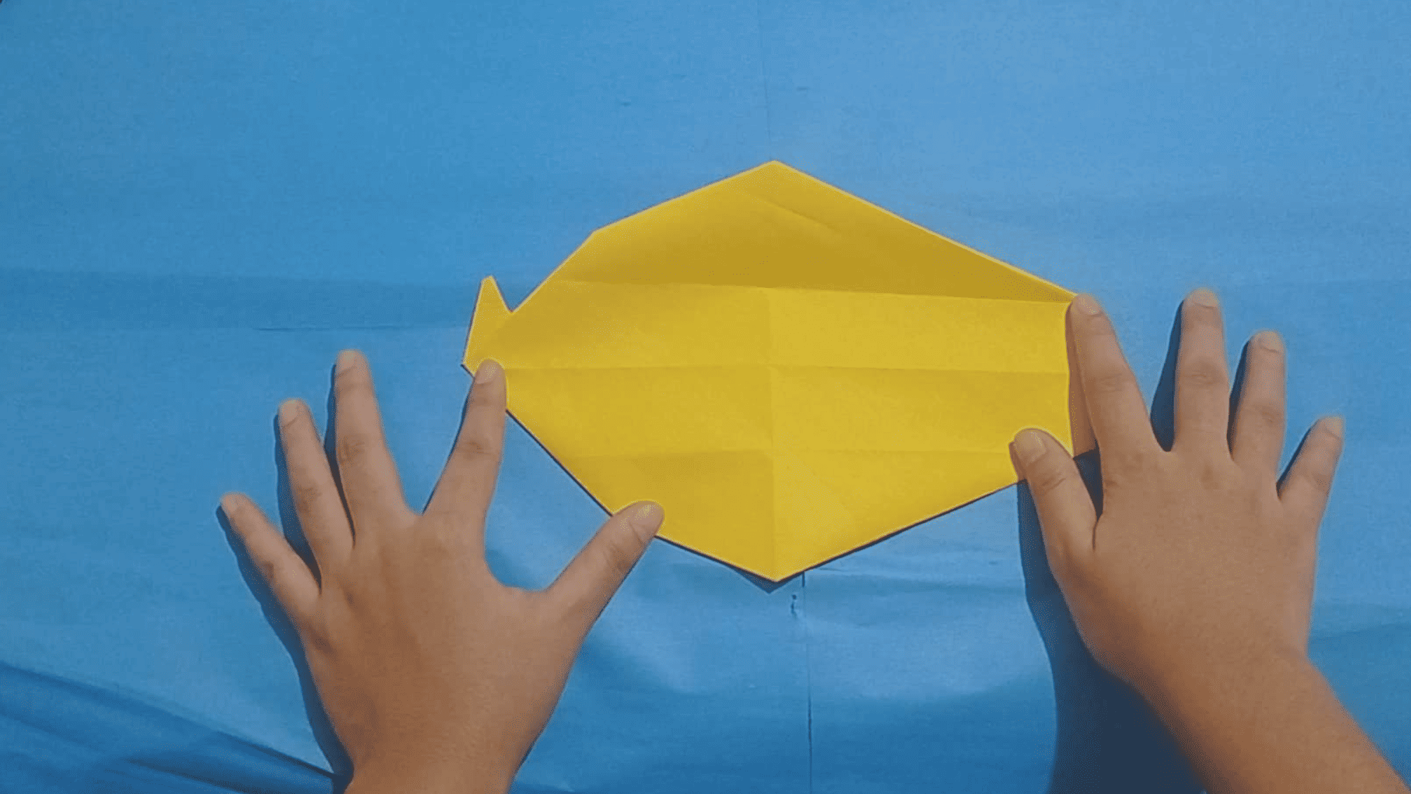 origami shark instructions step 12