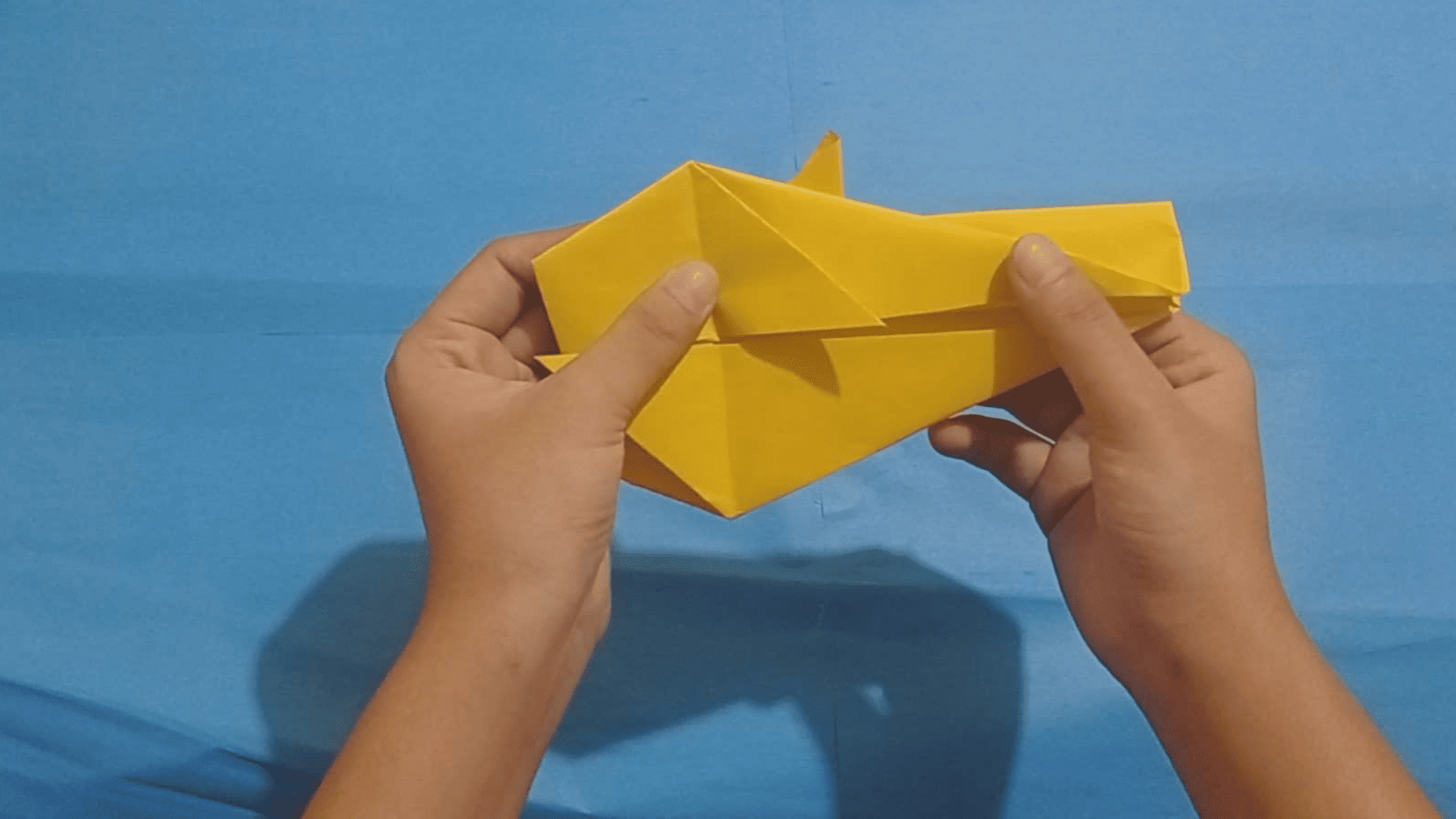 origami shark instructions step 14