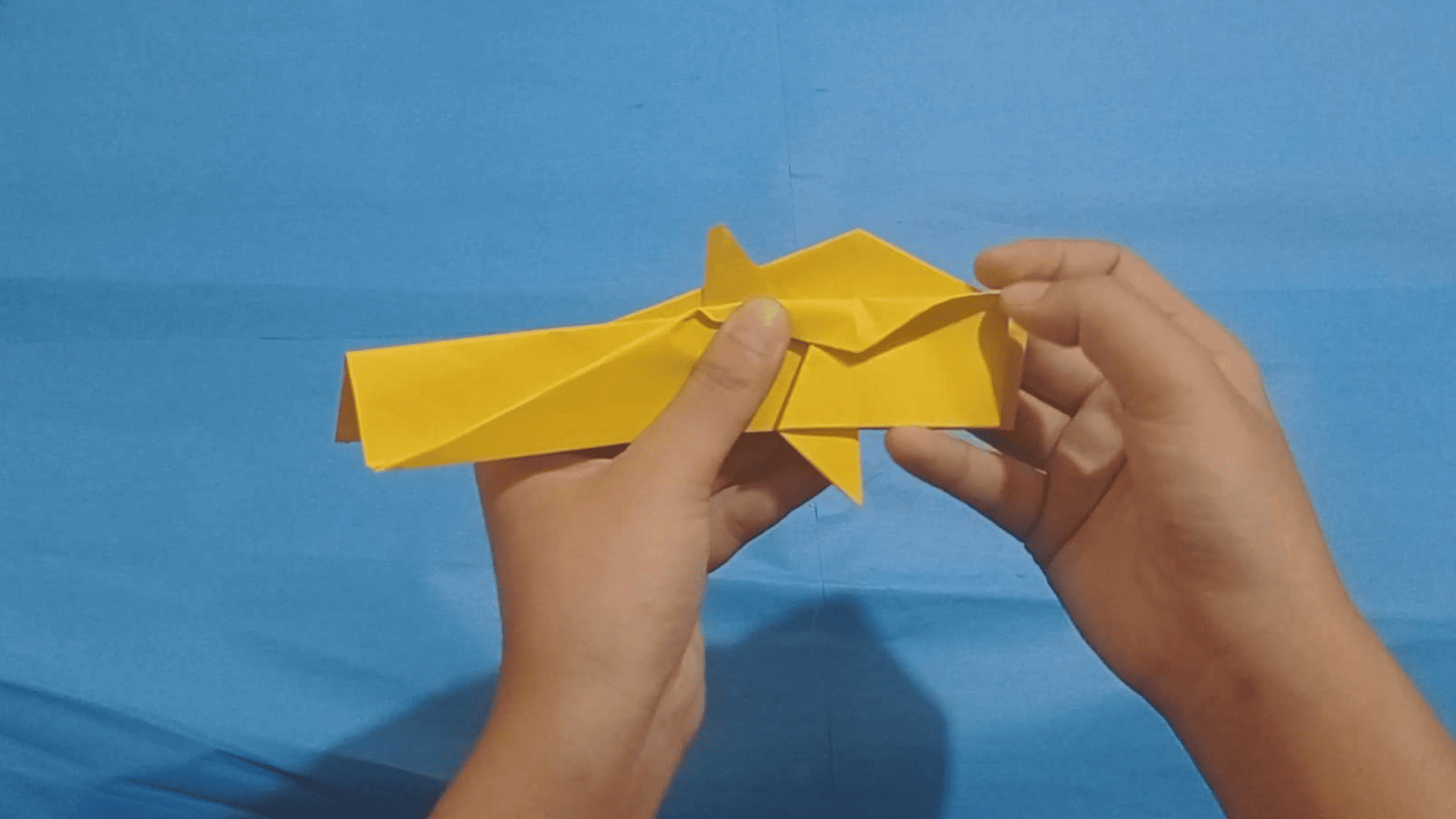 origami shark instructions step 16