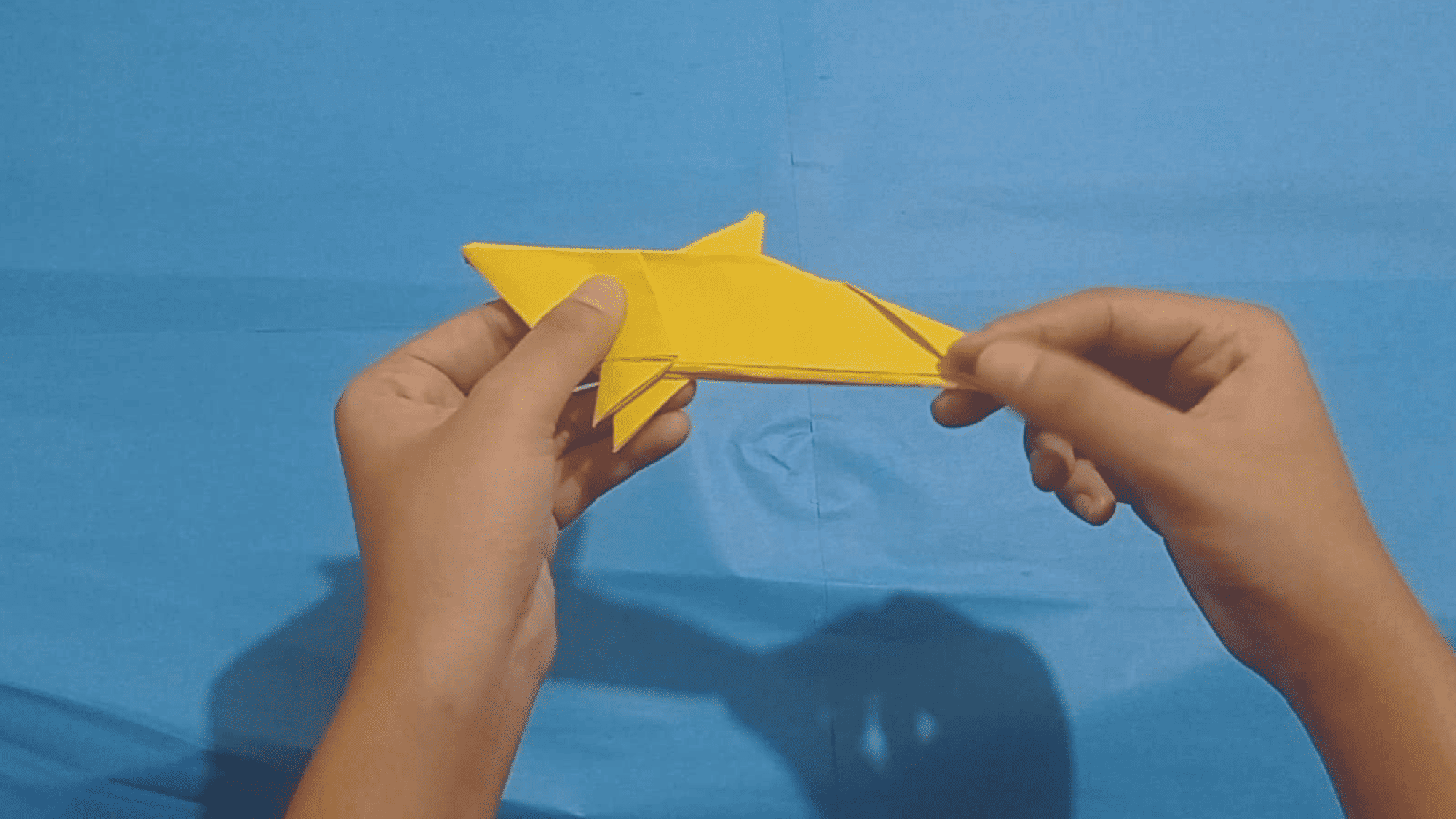 origami shark instructions step 19