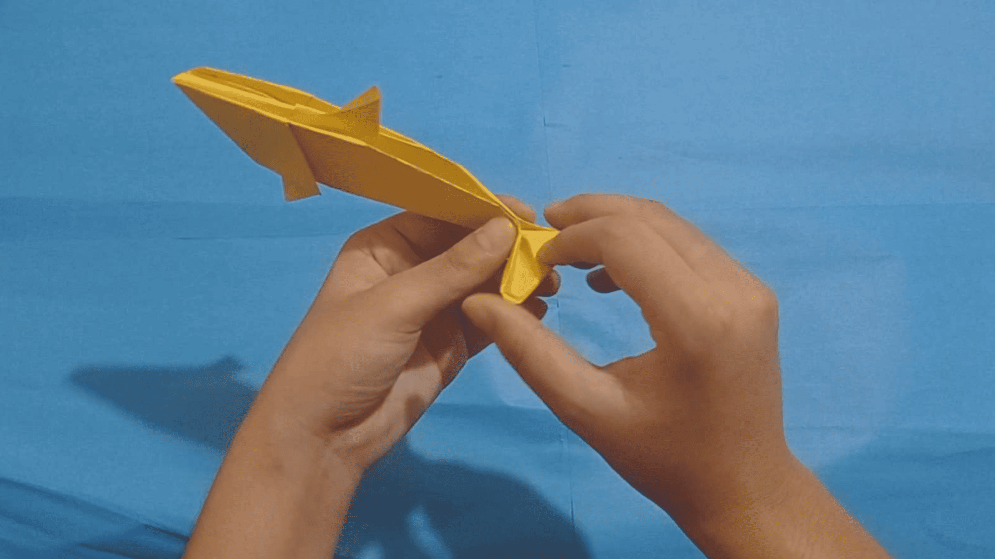 origami shark instructions step 20.4