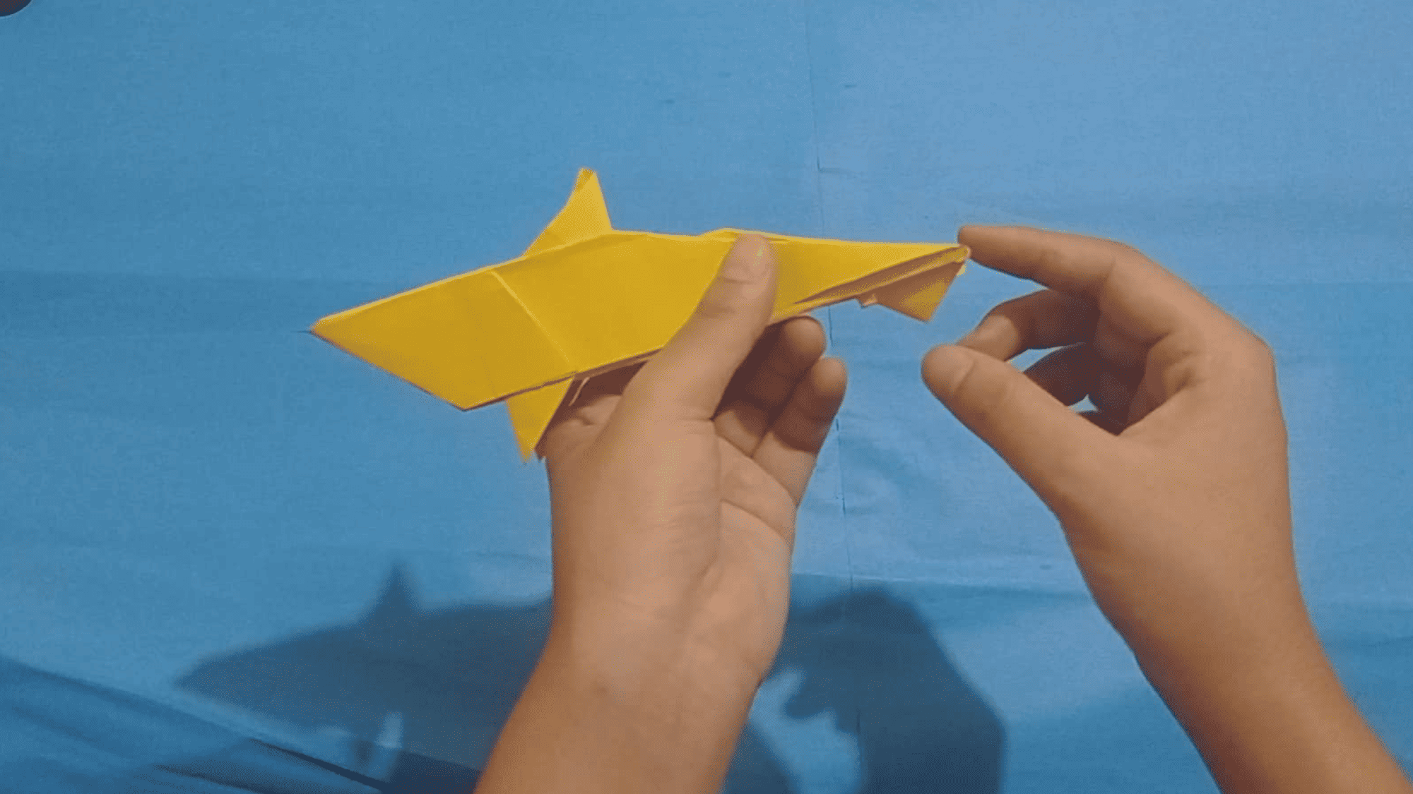 origami shark instructions step 20