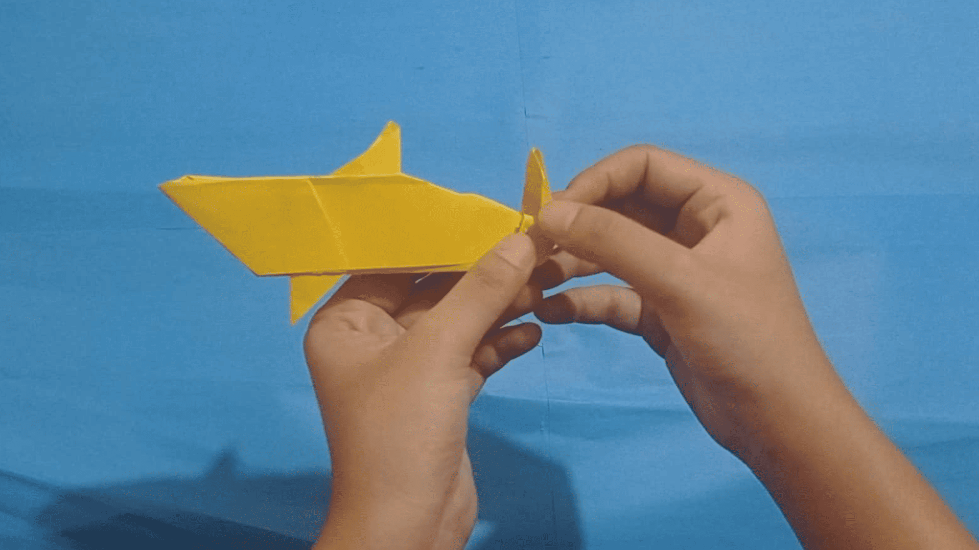 origami shark instructions step 21.1