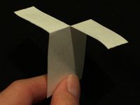 How to Make a Paper Helicopter Step 6