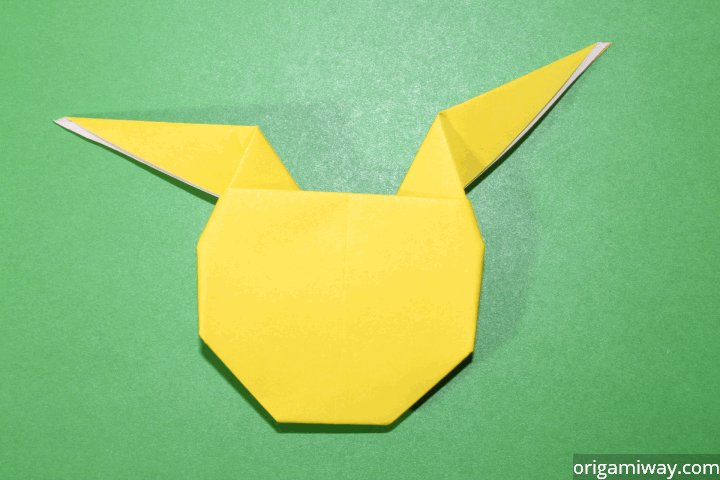 Easy Origami Paper Pikachu Tutorial