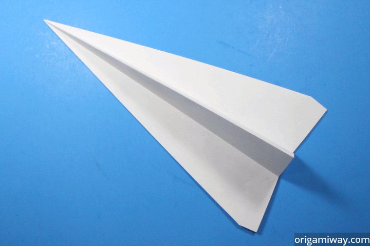 Instructions How To Make Origami Paper Airplane Stock Illustration