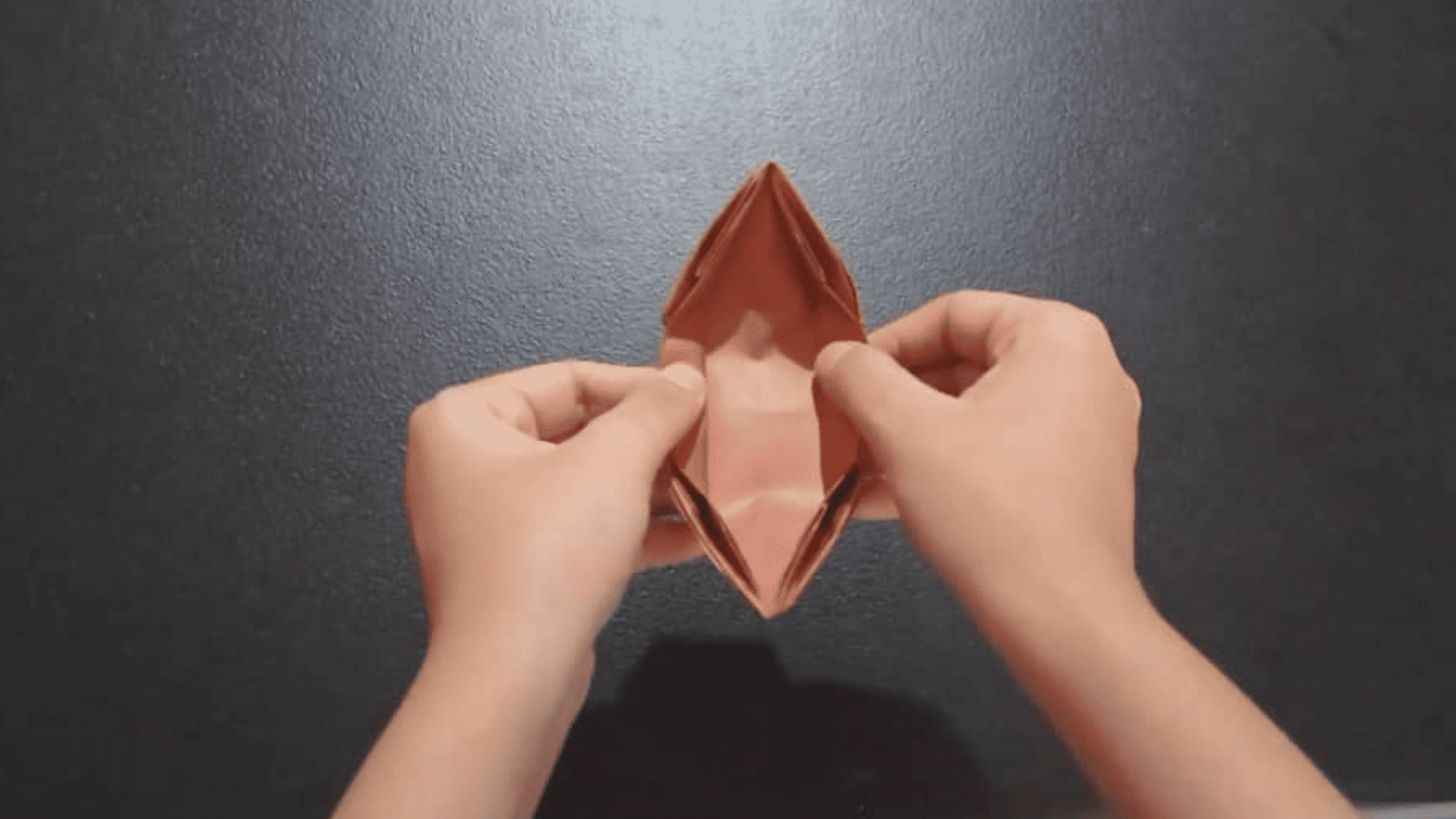 origami sampan instructions step 11.1