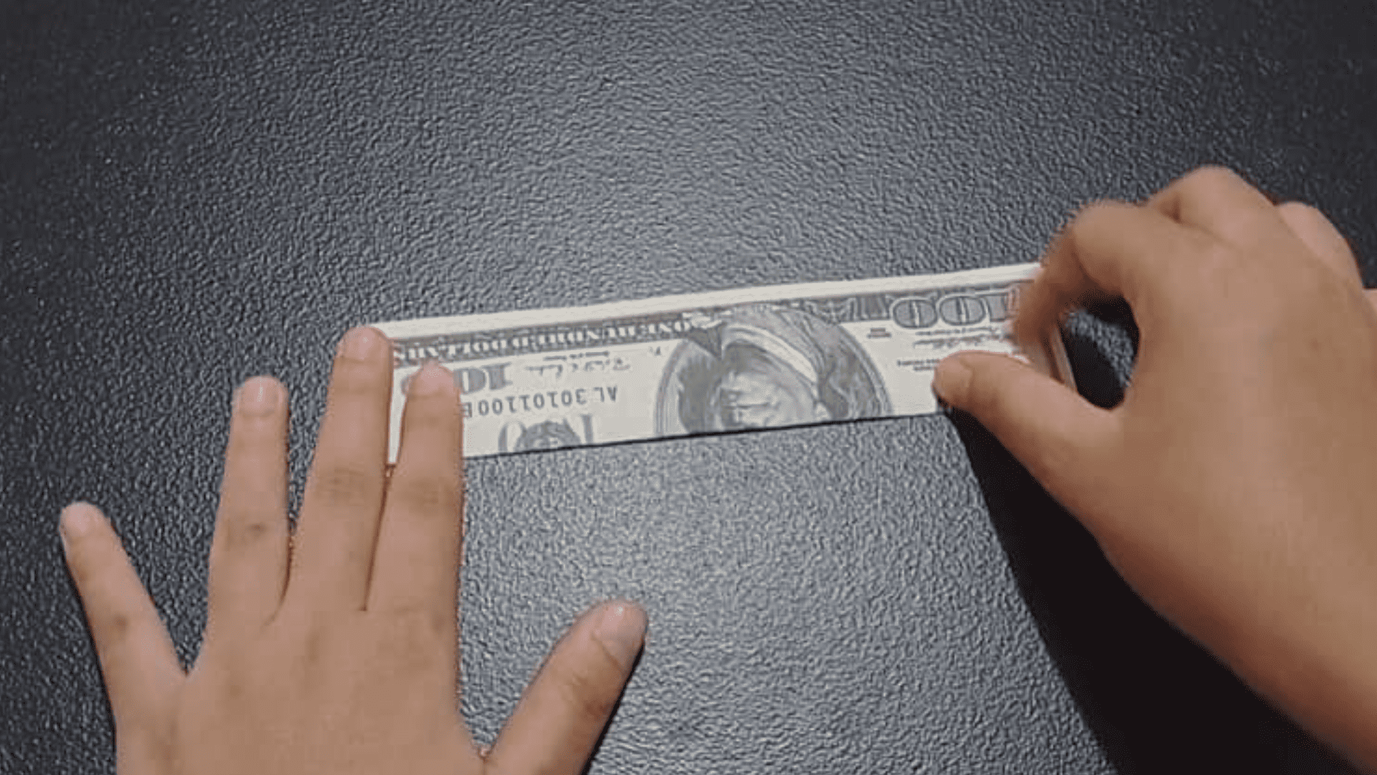 origami simple dollar bill instructions step 2