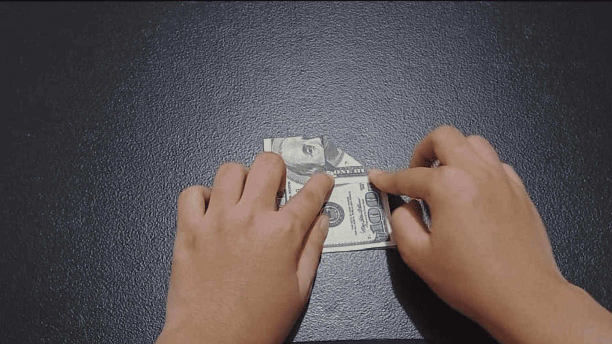 origami simple dollar bill instructions step 4