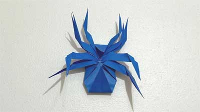 Origami Spider Instructions Step 22