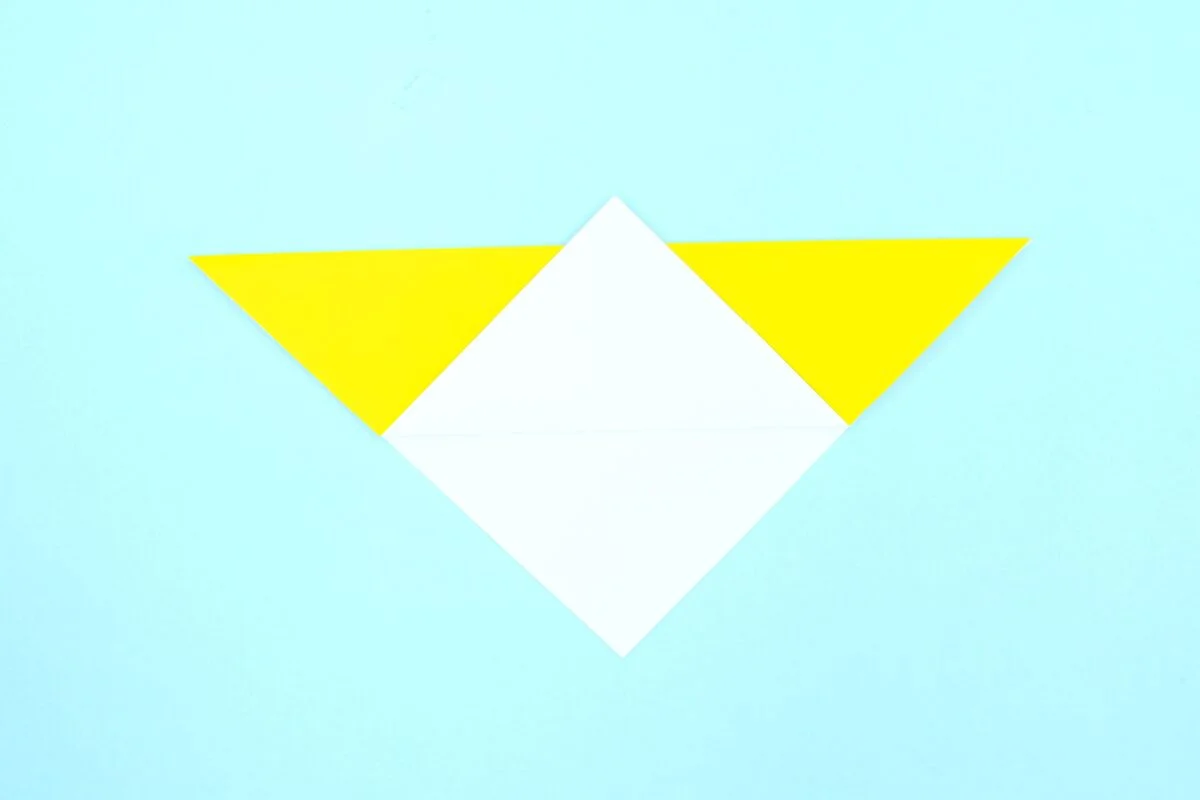 Banana origami step 4