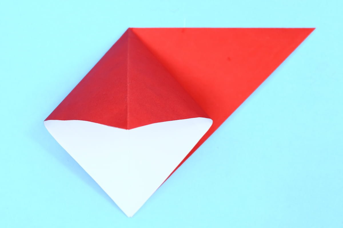 Crane origami step 06