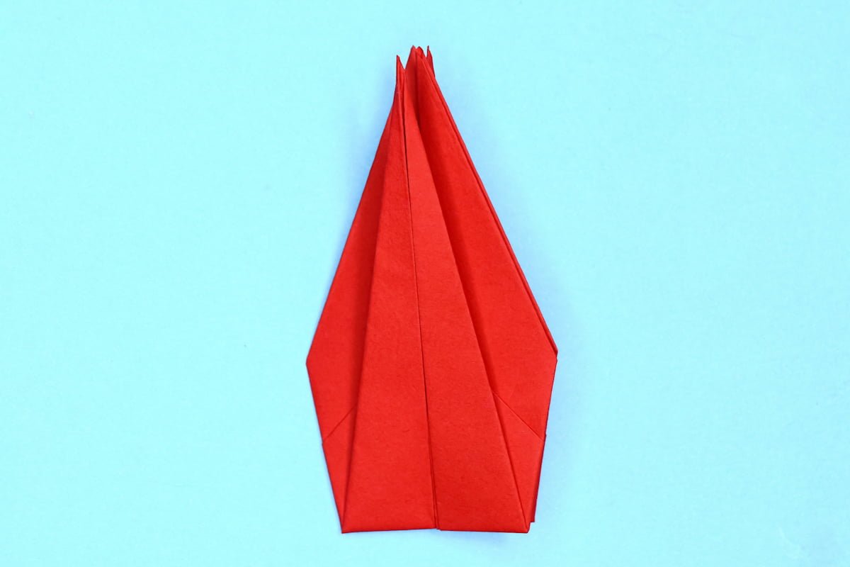 Crane origami step 30