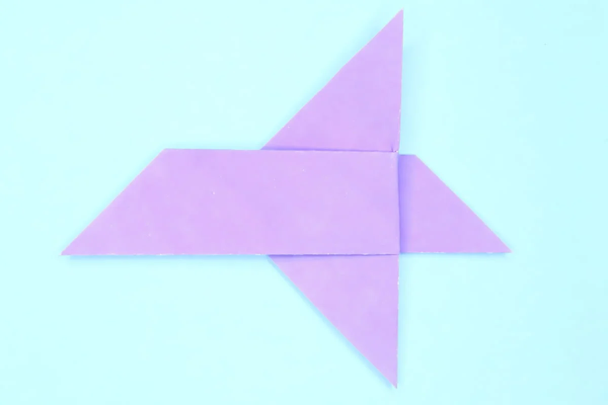 Bird origami step 09