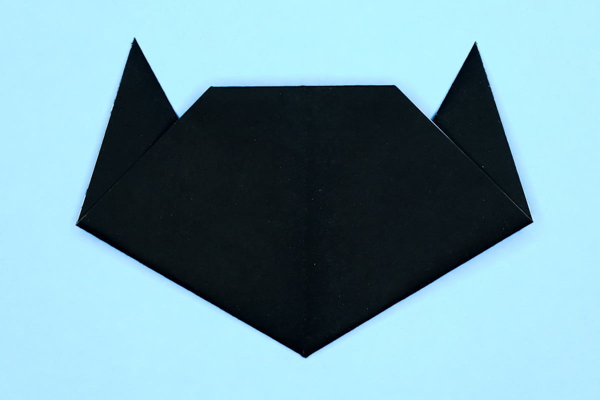 Cat origami step 09