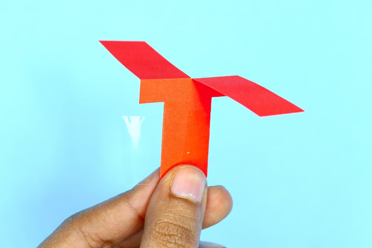 Helicopter origami step 11