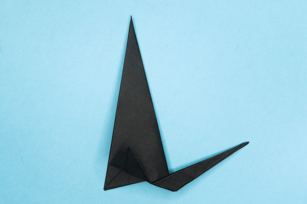 Origami cat step 18