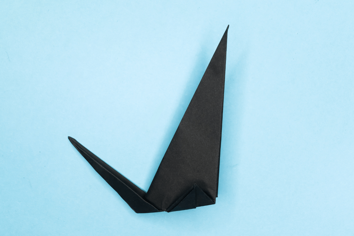 Origami cat step 20