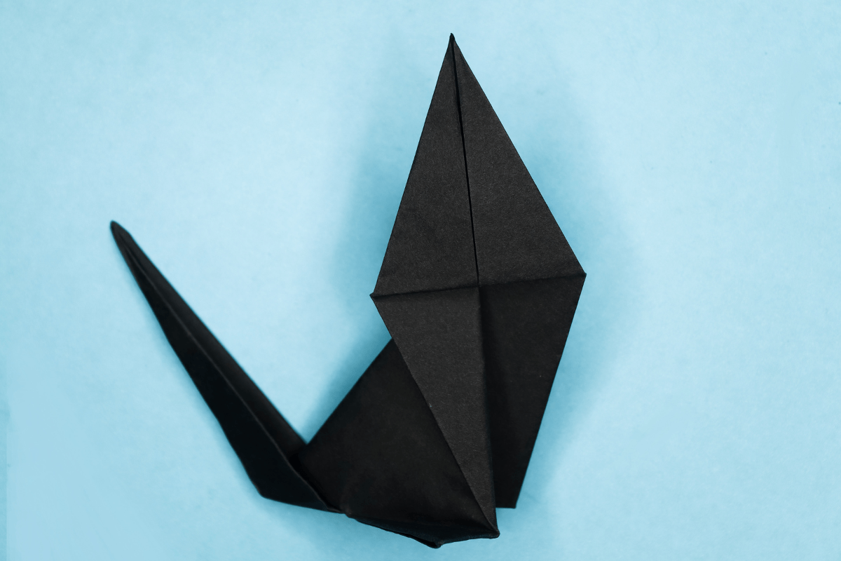 Origami cat step 23