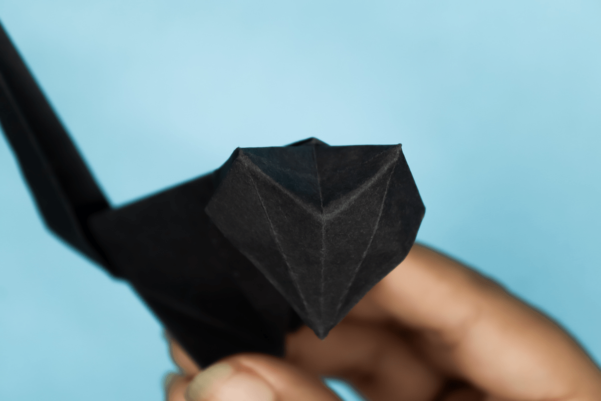 Origami cat step 32