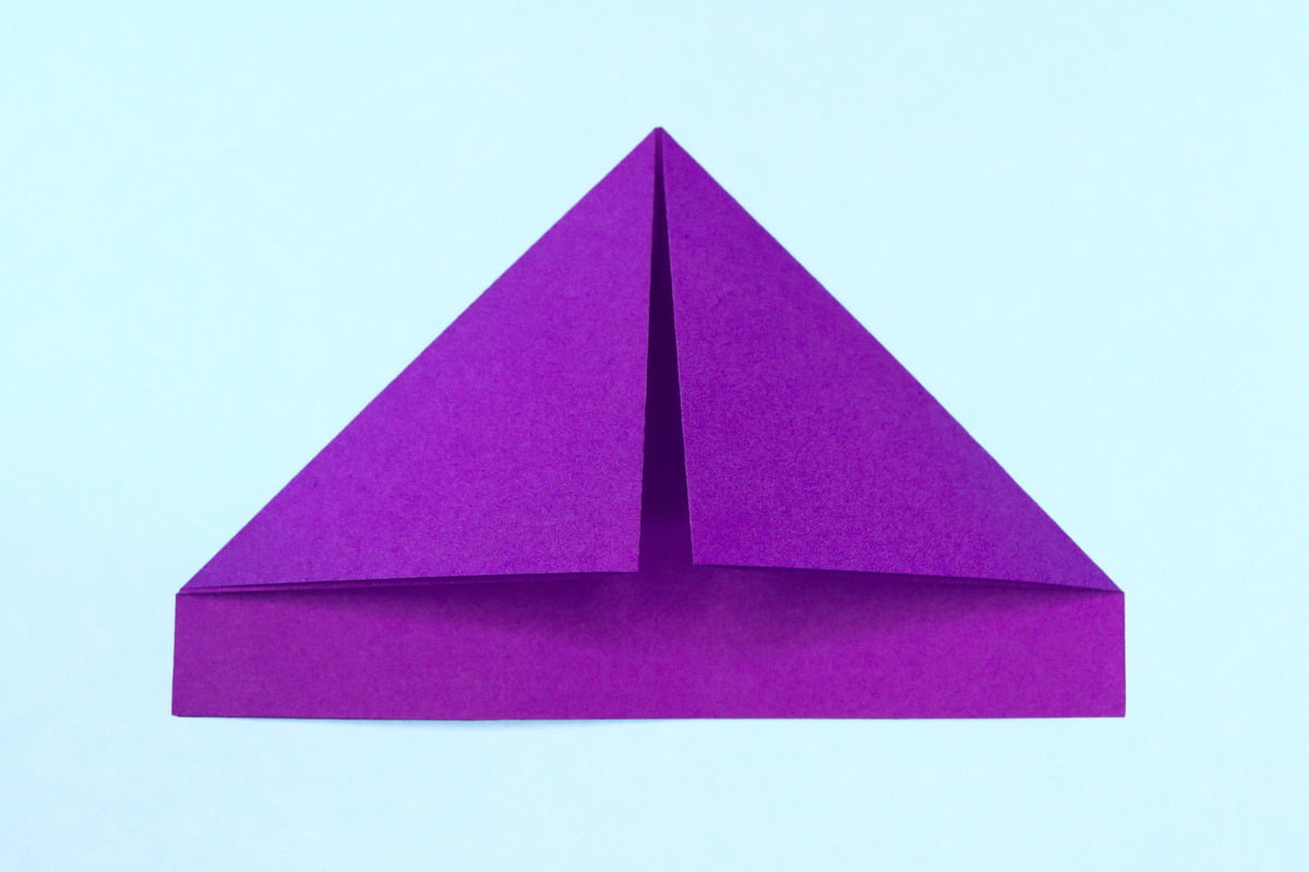 Hat origami step 06