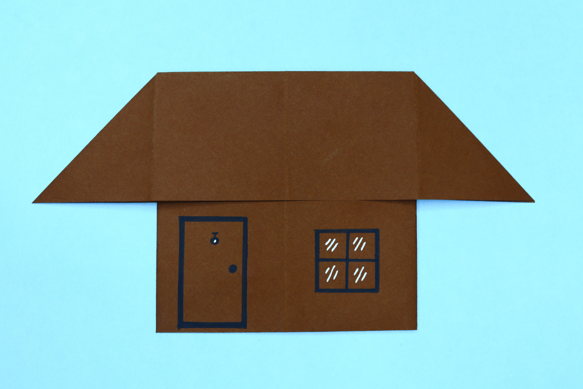 Easy Origami House Instructions