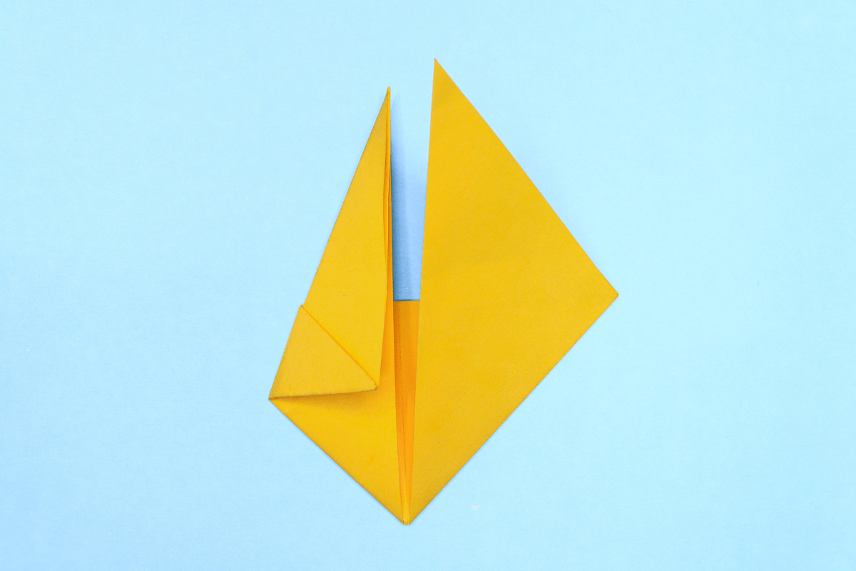 Origami pikachu step 09