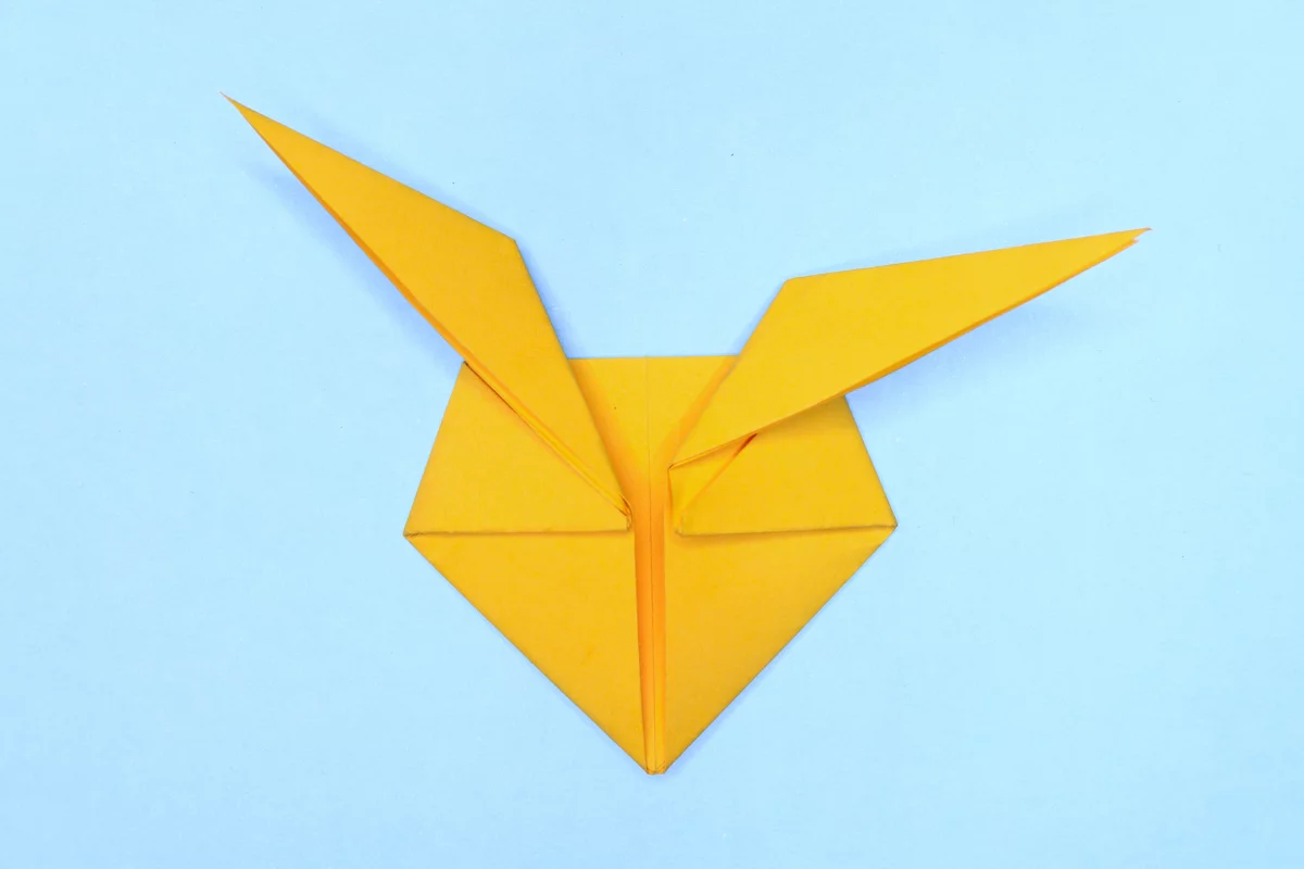 Origami pikachu step 12