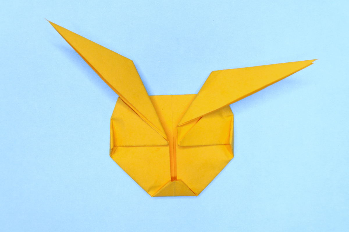 Origami pikachu step 13