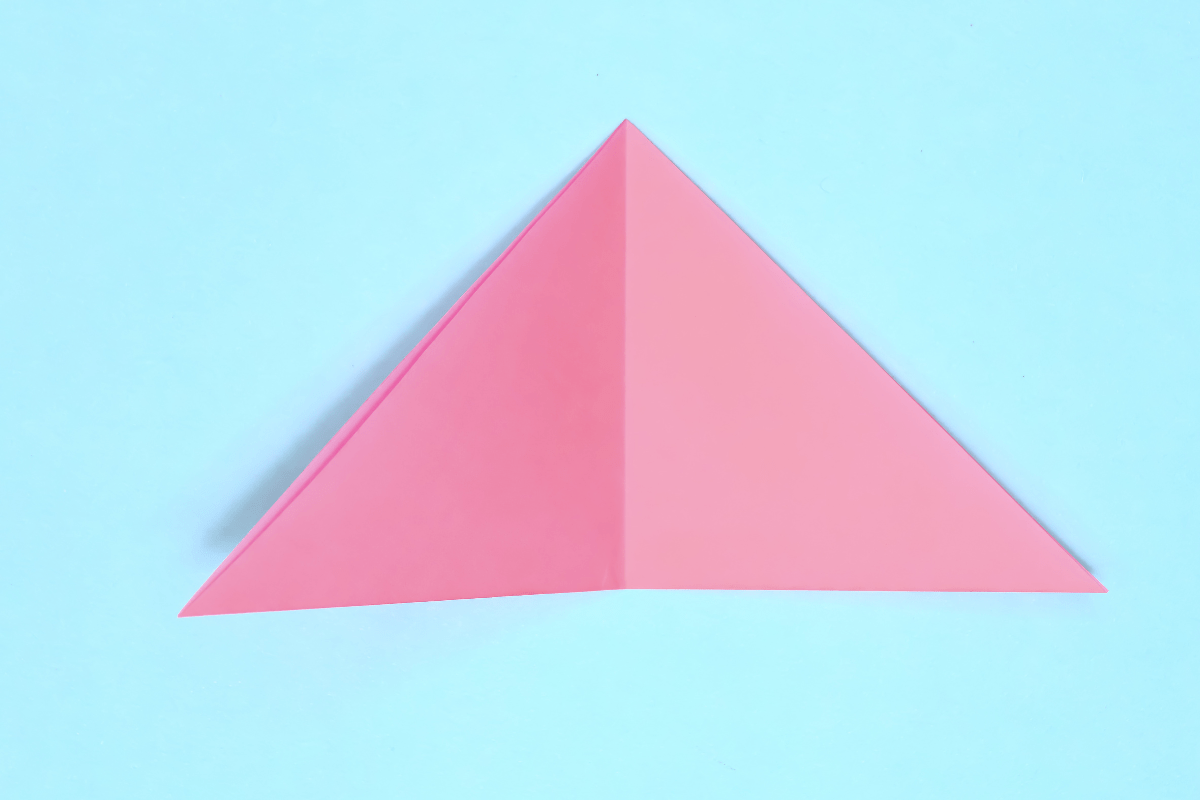 Origami tulip step 05