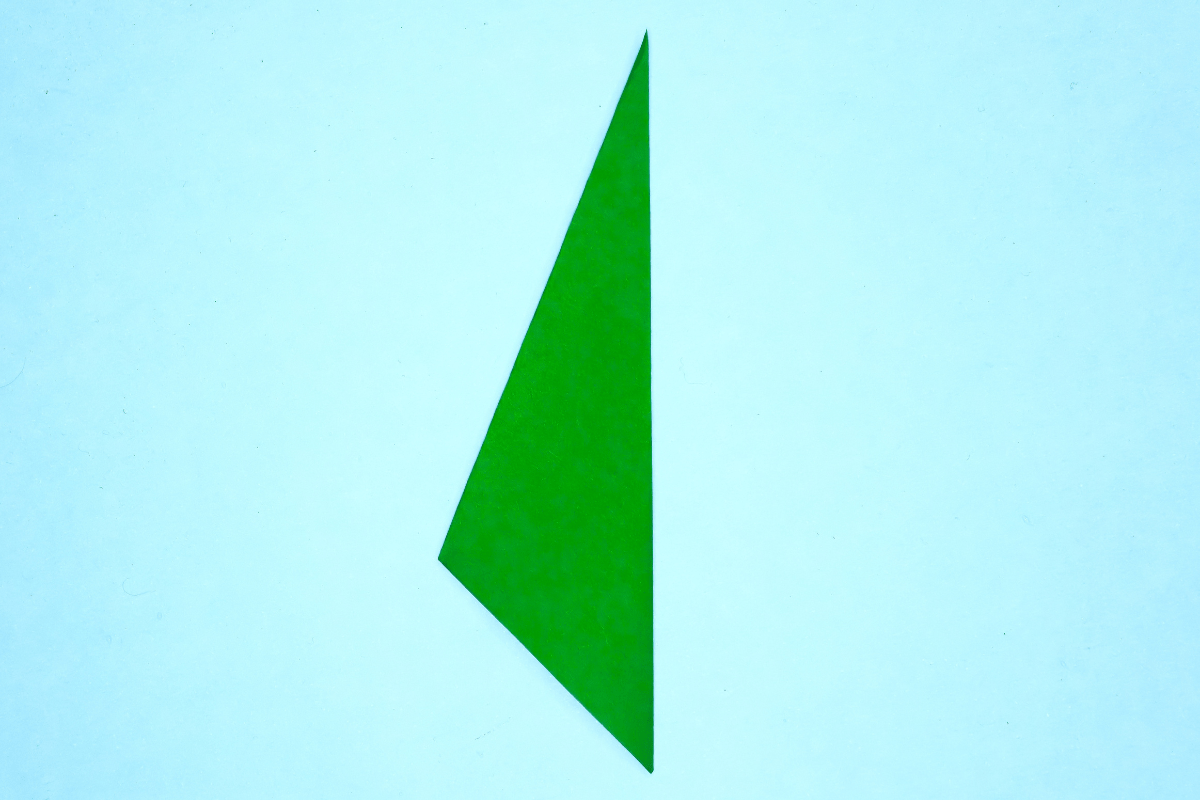 Origami tulip step 13