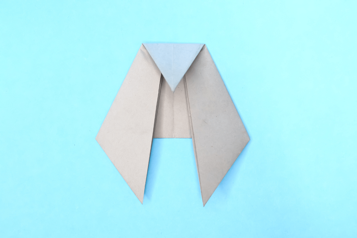 Origami walrus step 07