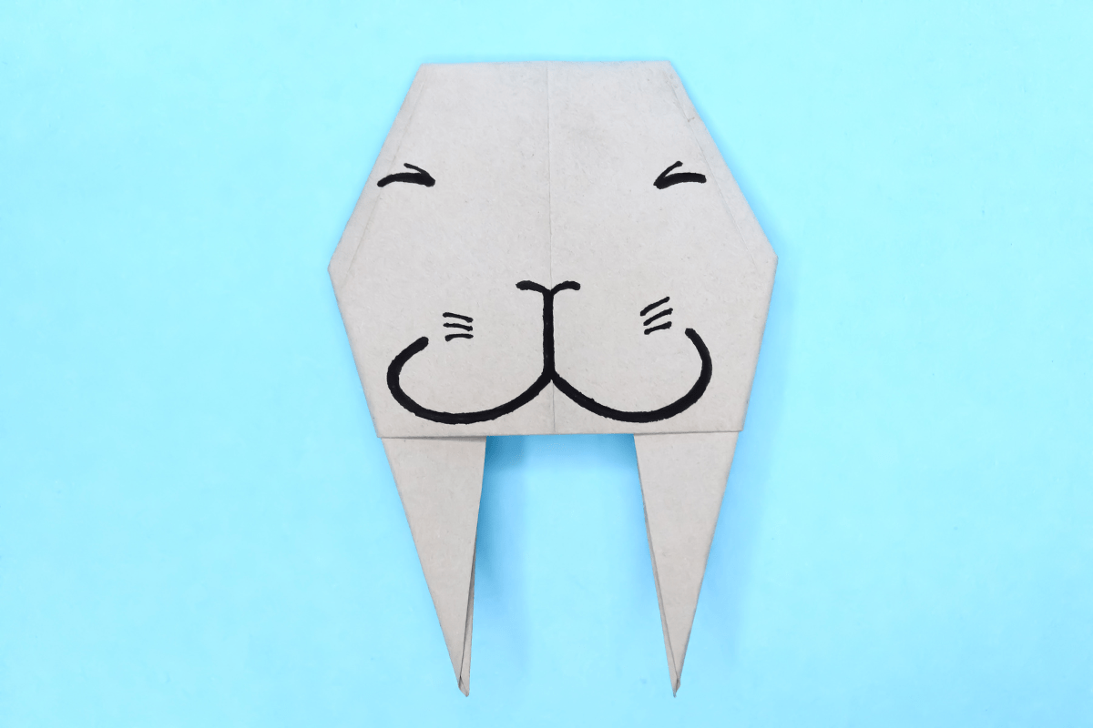 Easy Origami Walrus Instructions