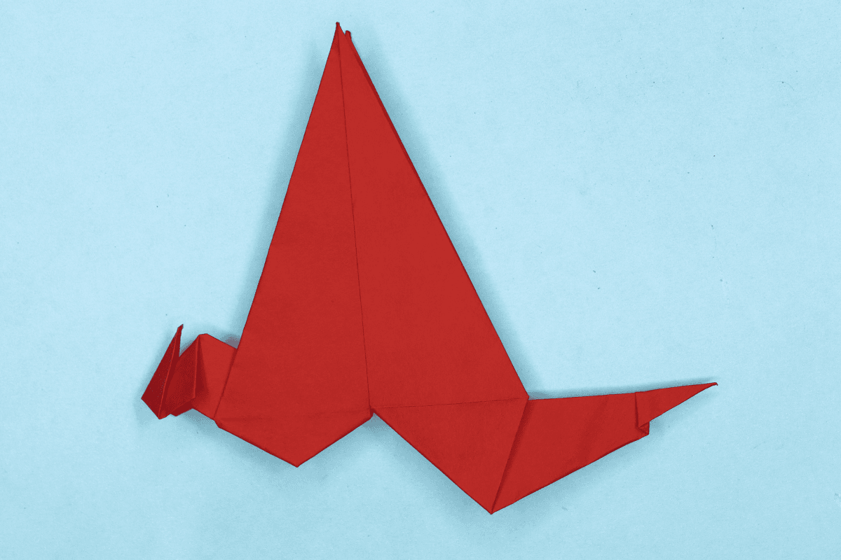 Origami Dragon step 44