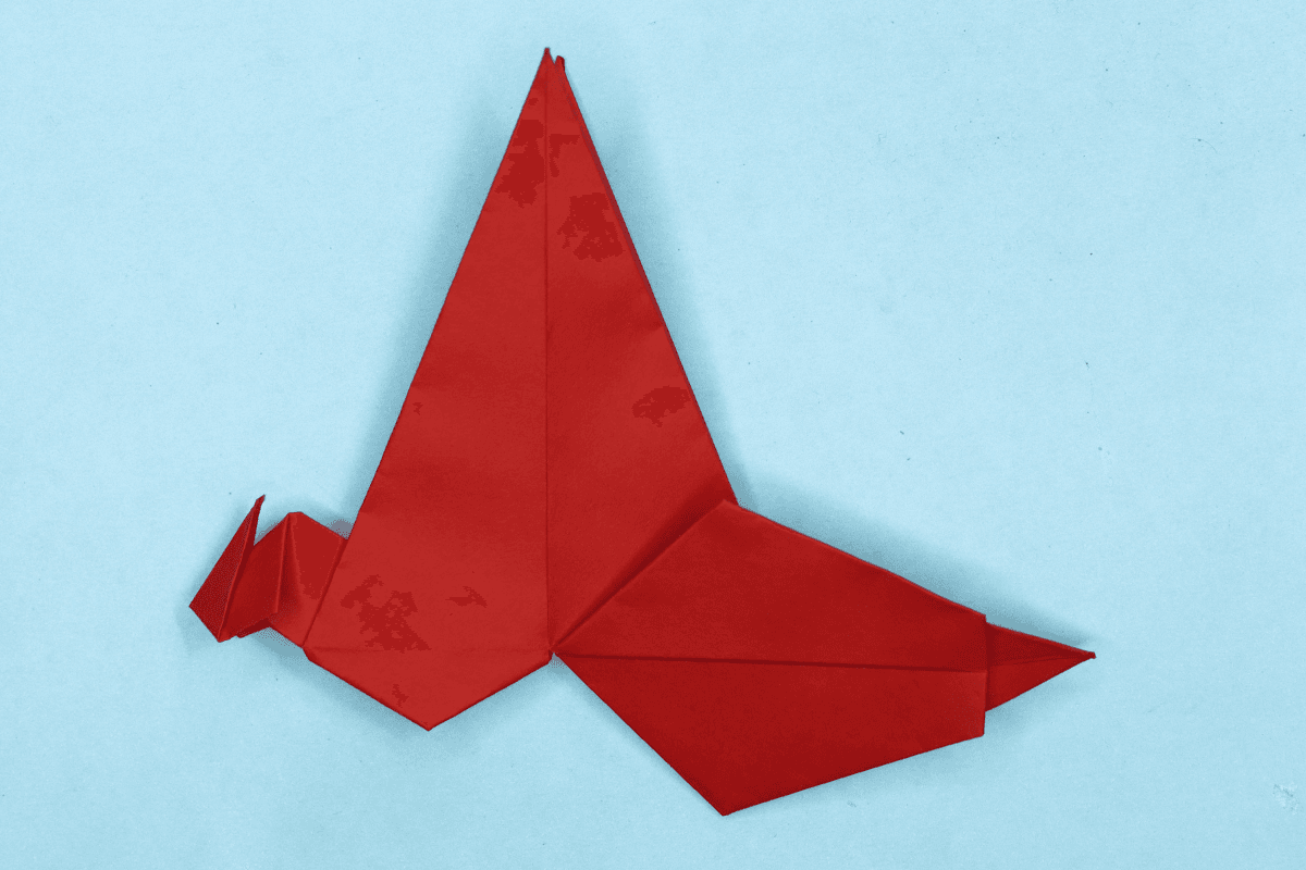 Origami Dragon step 45