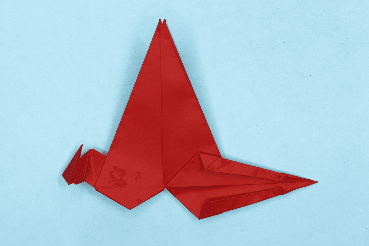 Origami Dragon step 46