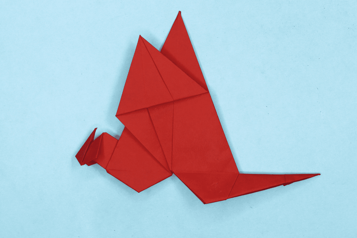 Origami Dragon step 53