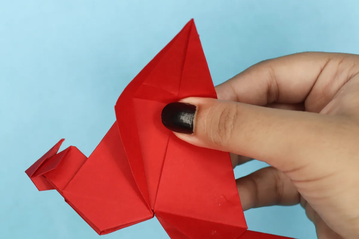 Origami Dragon step 54