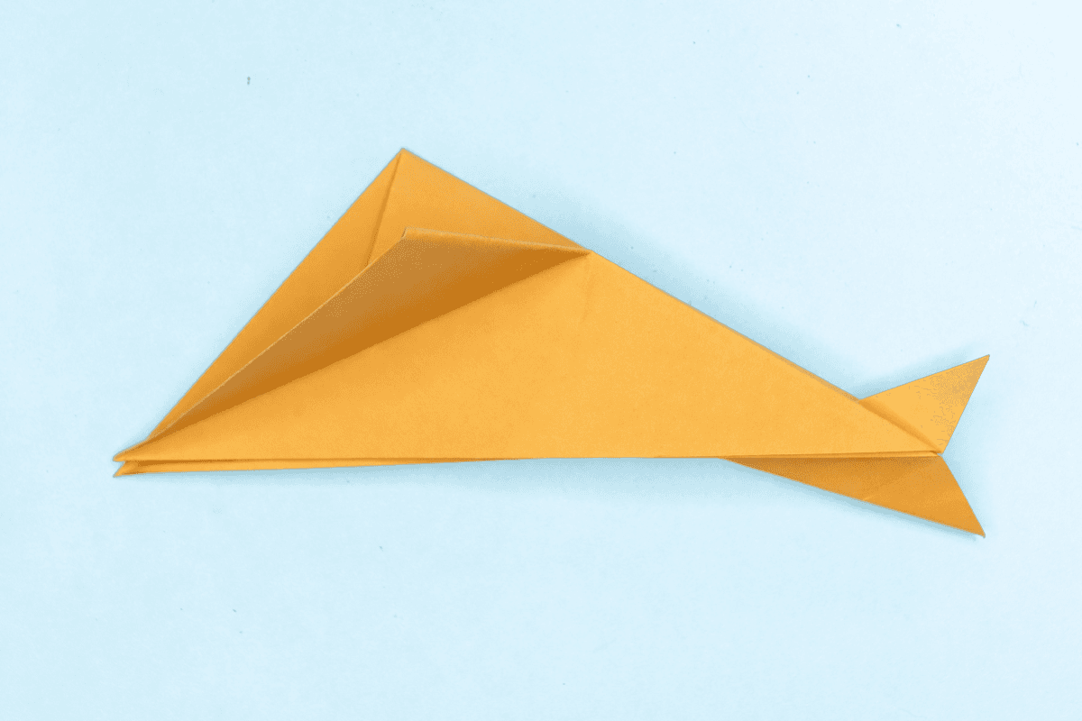 Origami Fish step 16