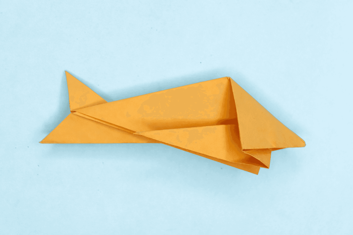 Origami Fish step 22